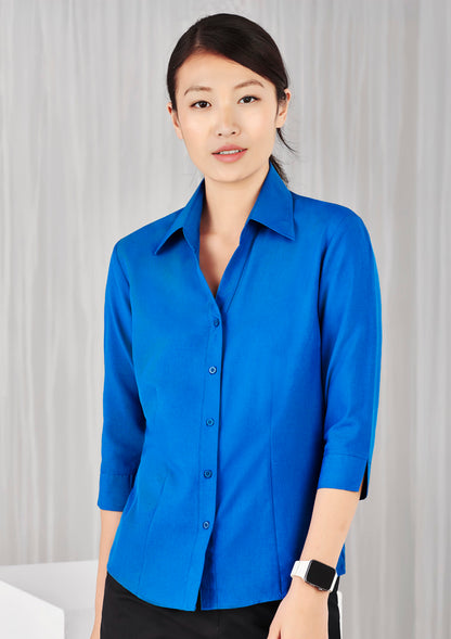 Oasis Ladies Plain 3/4 Sleeve Shirt