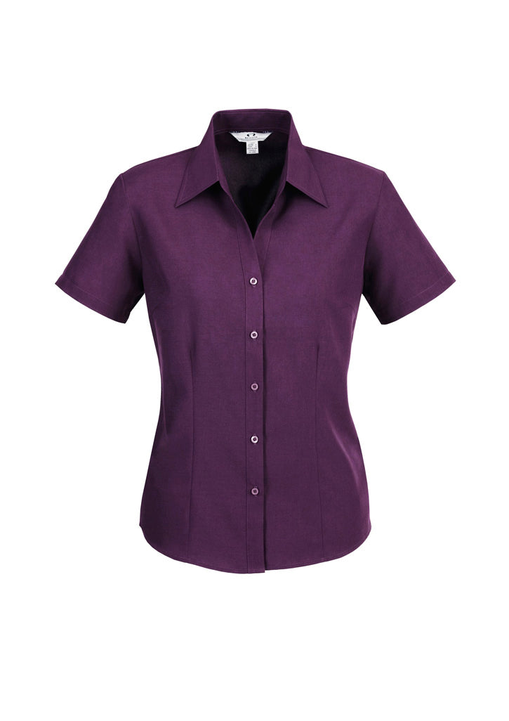 Camisola de mulher Oasis de manga curta lisa