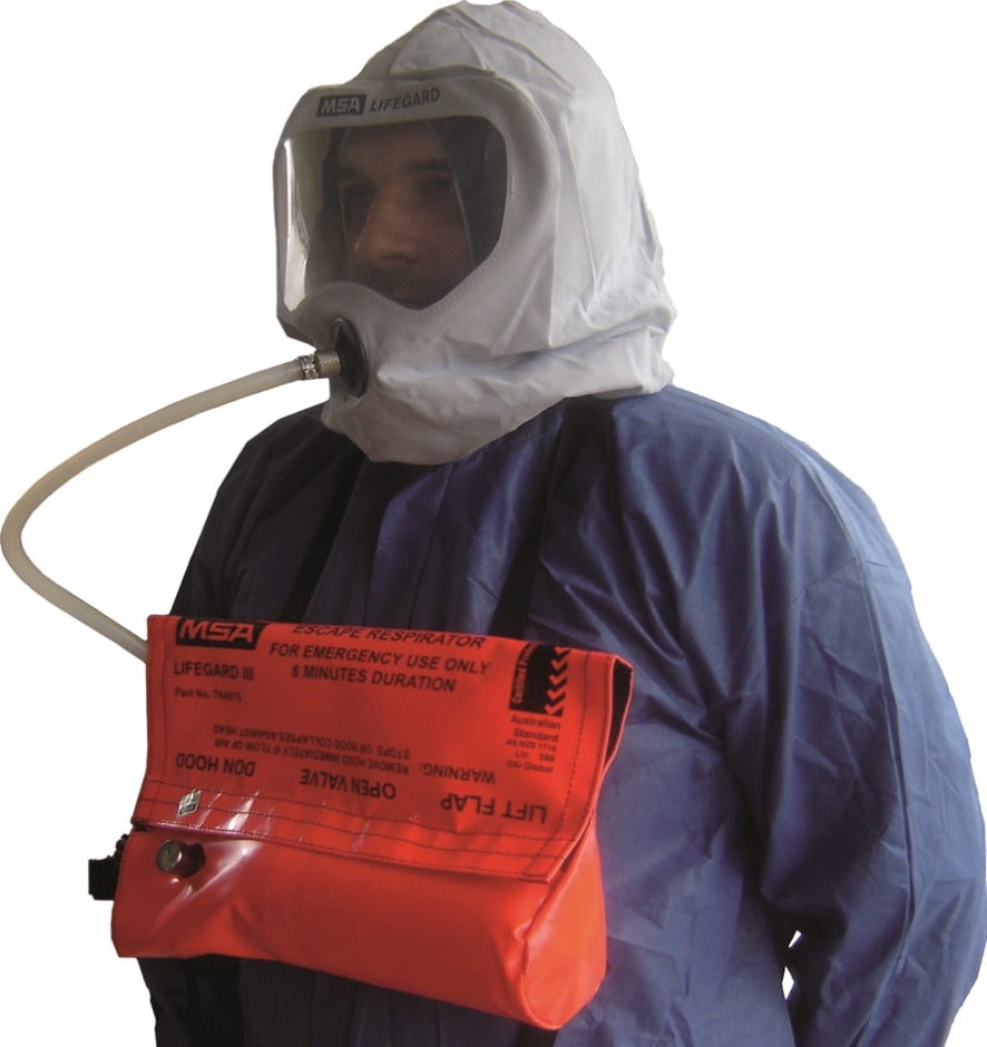 BREATHING APPARATUS LIFEGARD III, CIVILIAN 8 MINUTE, ESCAPE DEVICE COMPLETE