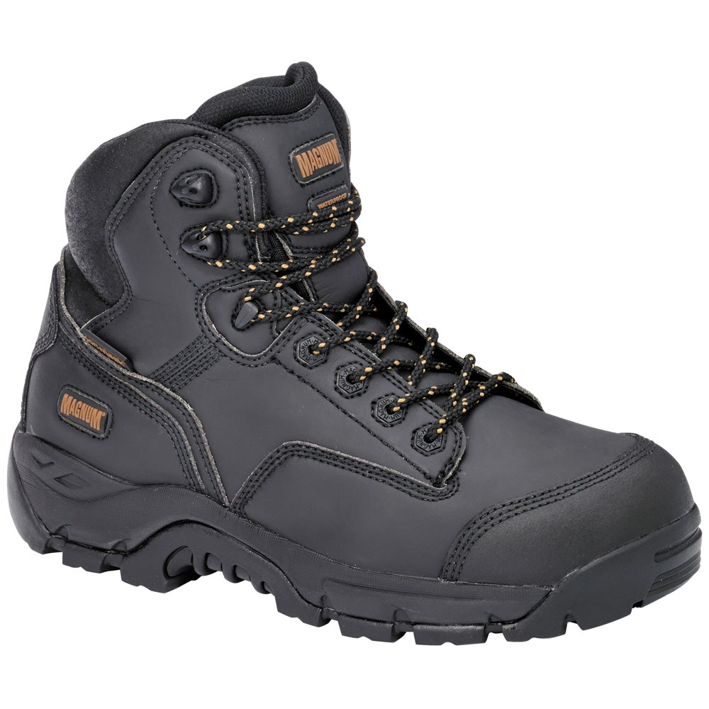 Precision Max Black Zip Sided Waterproof Safety Boots MPN100