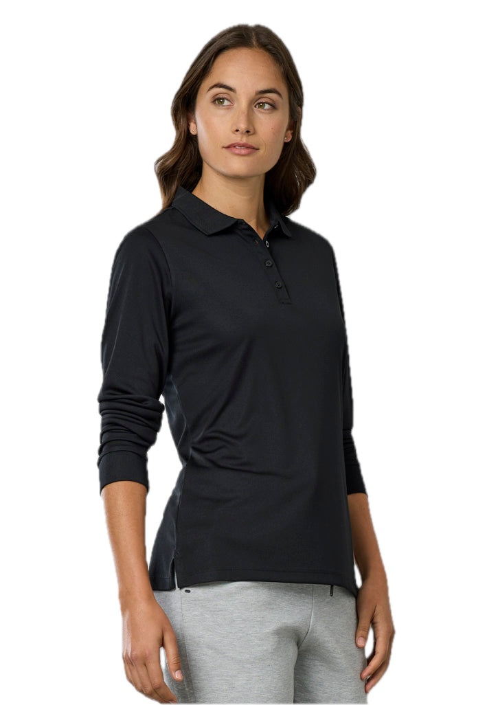 Womens Action Long Sleeve Polo