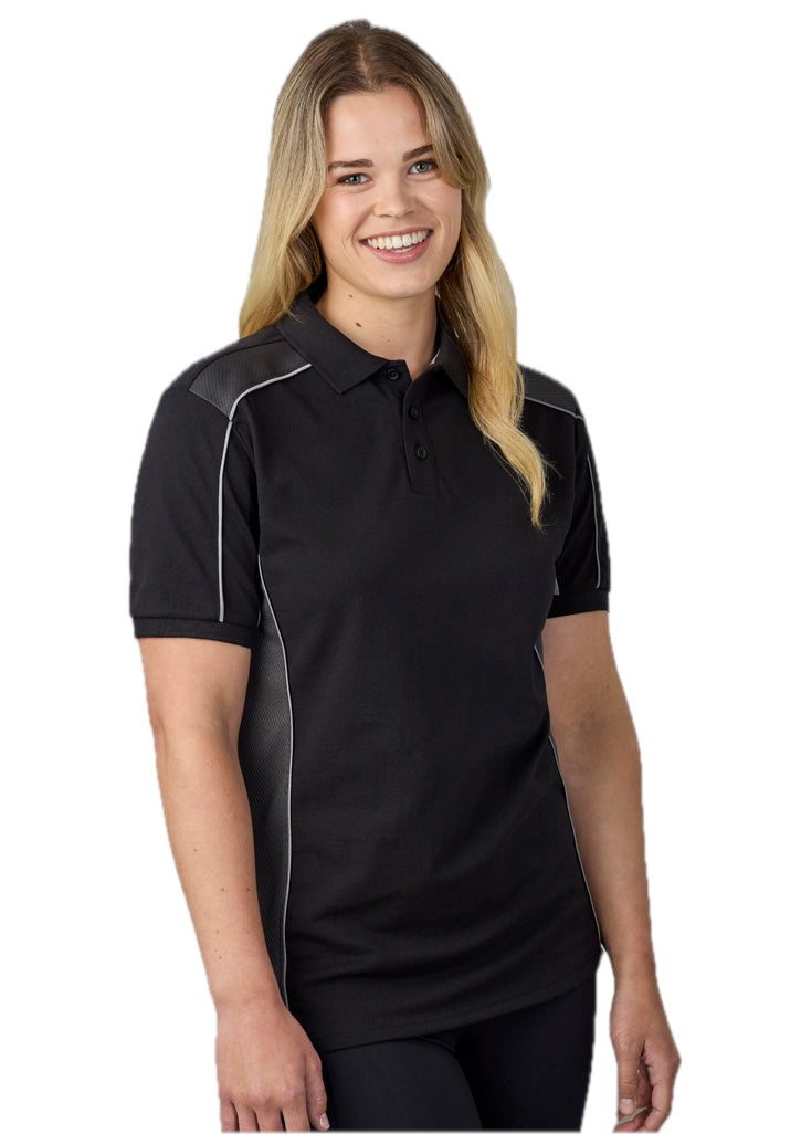 Unisex Grid Short Sleeve Polo