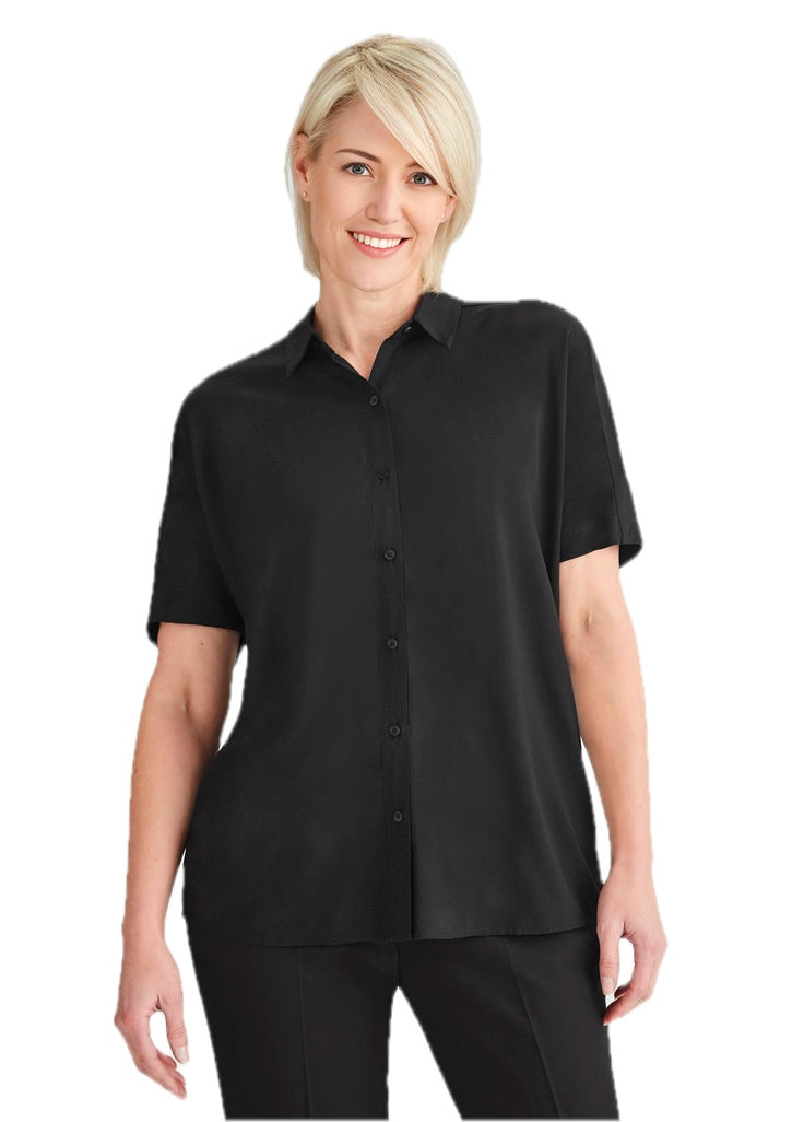 Womens Dahlia Short Sleeve Blouse