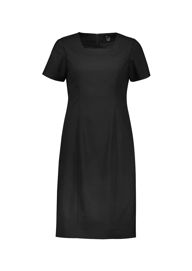 Vestido de mulher de manga curta renovado