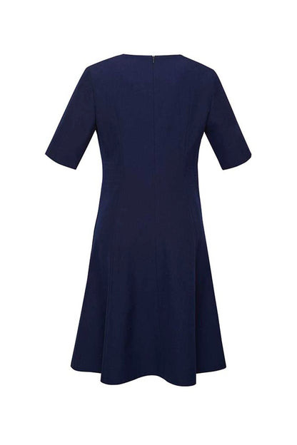 Siena Womens Extended Short Sleeve Mid Dress