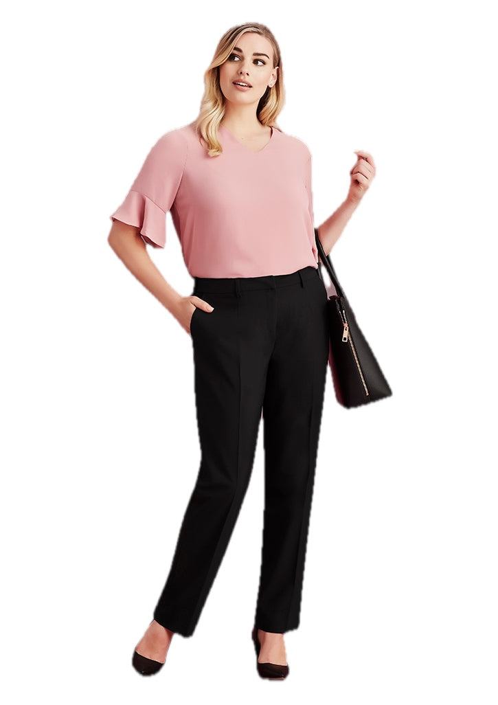 Siena Womens Adjustable Waist Straight Leg Pant