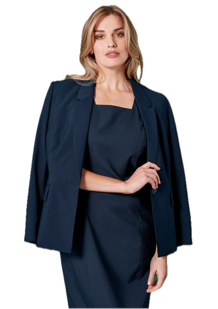 Womens Renew Double Breasted Longline Jacket