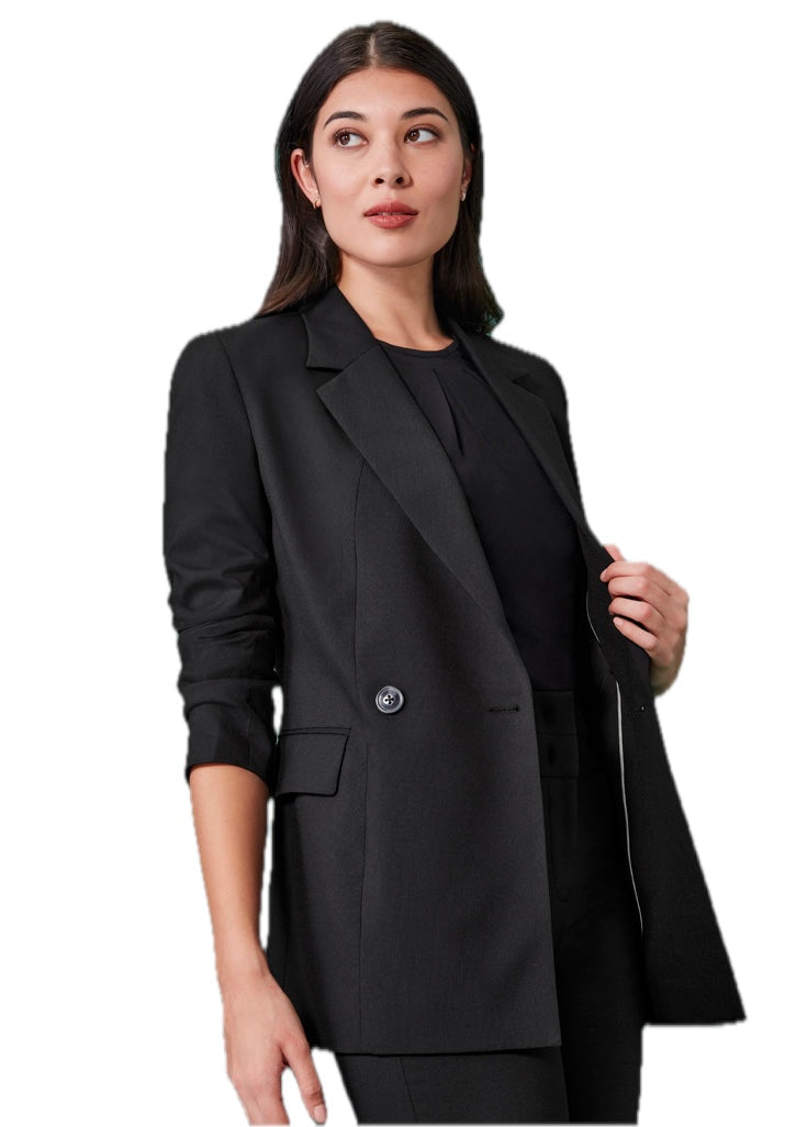 Womens Renew Double Breasted Longline Jacket