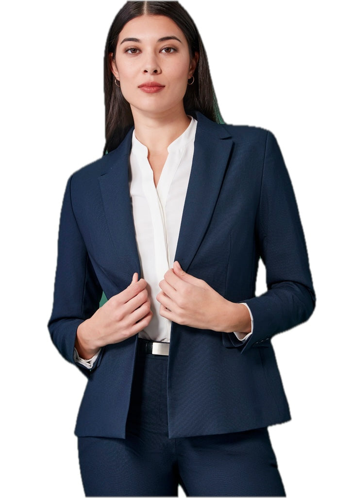 Womens Renew Single Button Mid Length Jacket