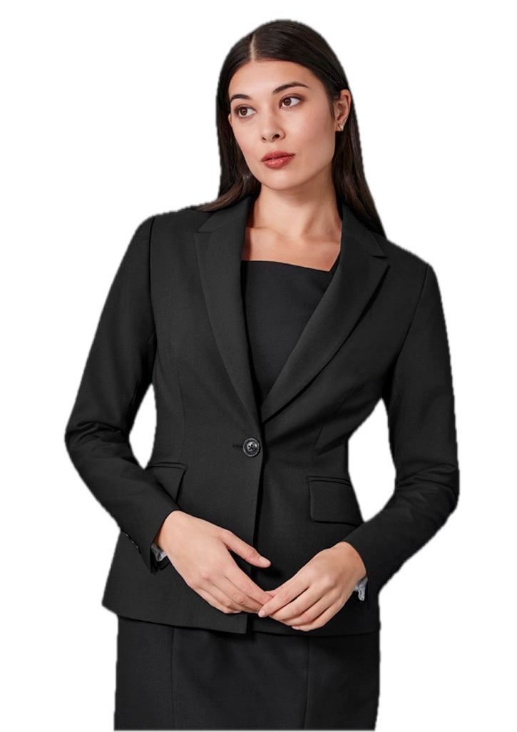 Womens Renew Single Button Mid Length Jacket