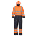 Coverall Musim Dingin Kontras Visibilitas Tinggi