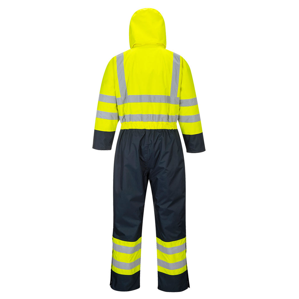 Coverall Musim Dingin Kontras Visibilitas Tinggi