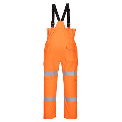 Hi-Vis Extreme Rain Bib and Brace