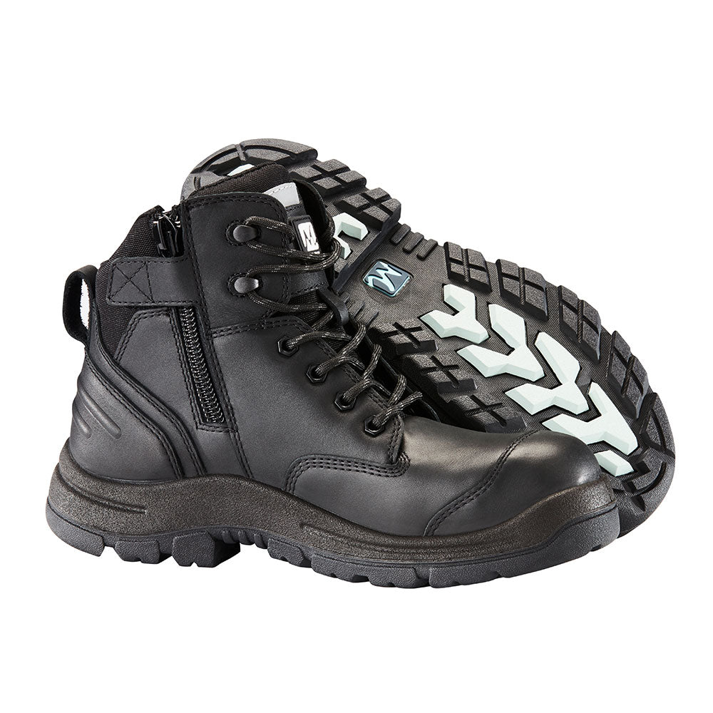 Tyson Zip Sided Lace Up Safety Boots