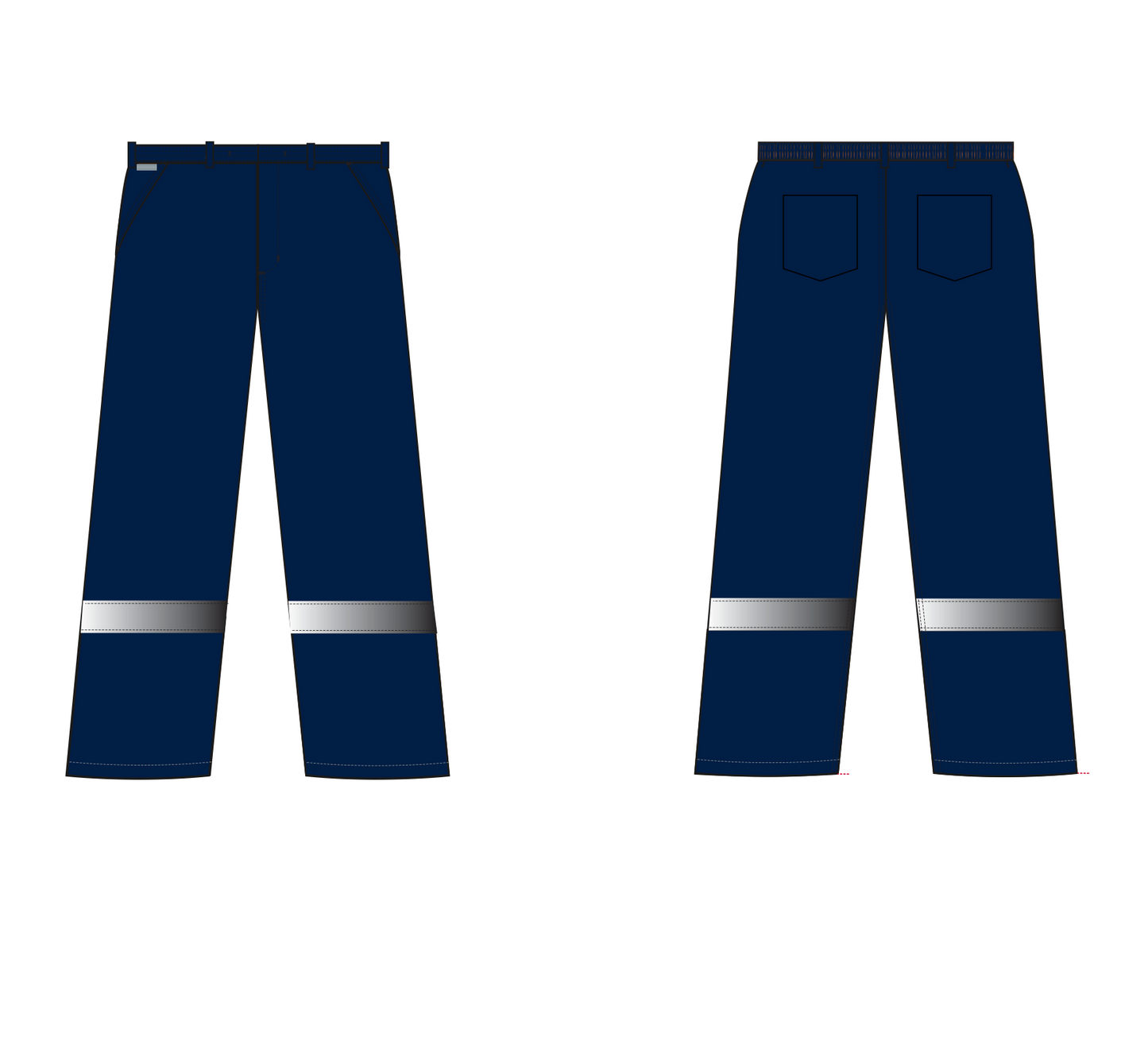 Calça de sarja personalizada (EDTL)