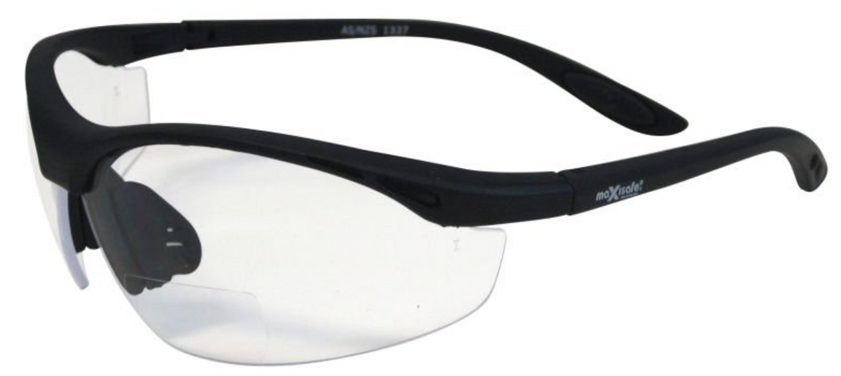Maxisafe Bifocal Safety Glasses - Clear Lens