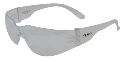 TEXAS Safety Glasses with Anti-Fog - Clear Lens