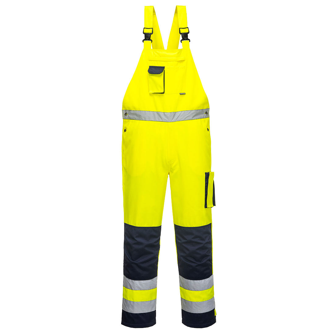 Dijon Hi-Vis Contrast Work Bib and Brace
