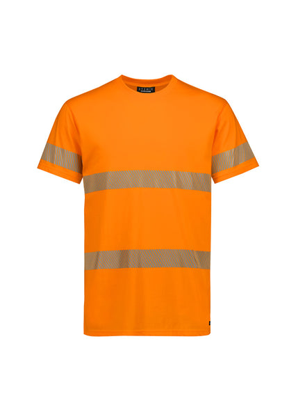 T-shirt de algodão para homem com fita segmentada de alta visibilidade