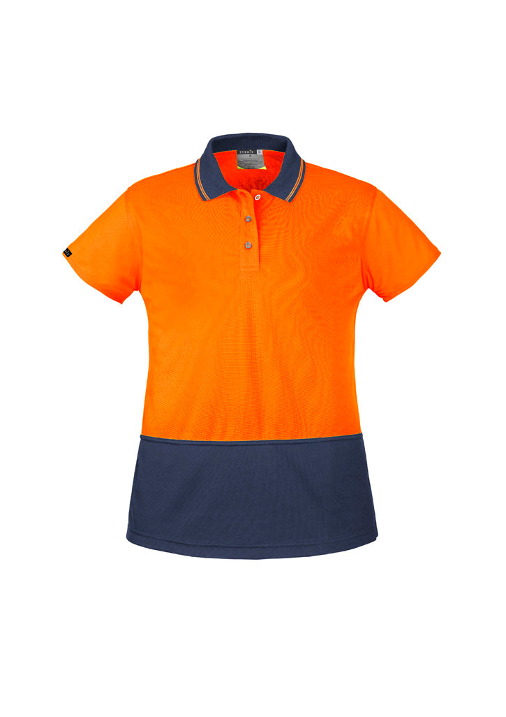 Polo Wanita Hi Vis Basic Lengan Pendek