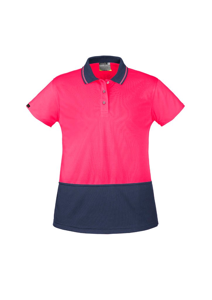 Polo Wanita Hi Vis Basic Lengan Pendek