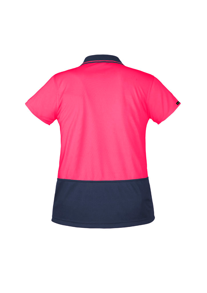 Polo Wanita Hi Vis Basic Lengan Pendek