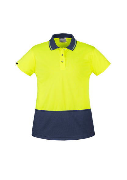 Polo Wanita Hi Vis Basic Lengan Pendek