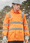 Jaket Tahan Air Unisex Hi Vis VIC Rail 4 In 1
