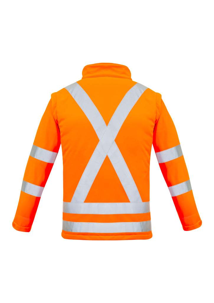 Jaqueta feminina Hi Vis NSW Rail X Back 2 em 1 Softshell