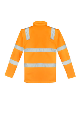 Unisex Hi Vis Vic Rail 2 In 1 Softshell Jacket