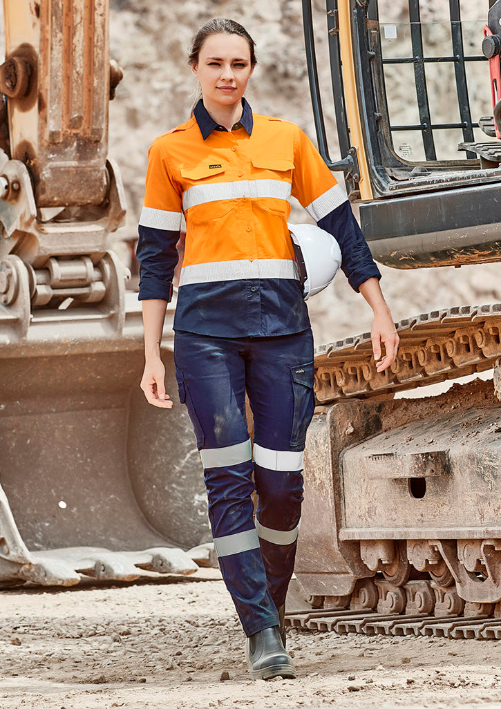 Calça cargo feminina com fita elástica essencial