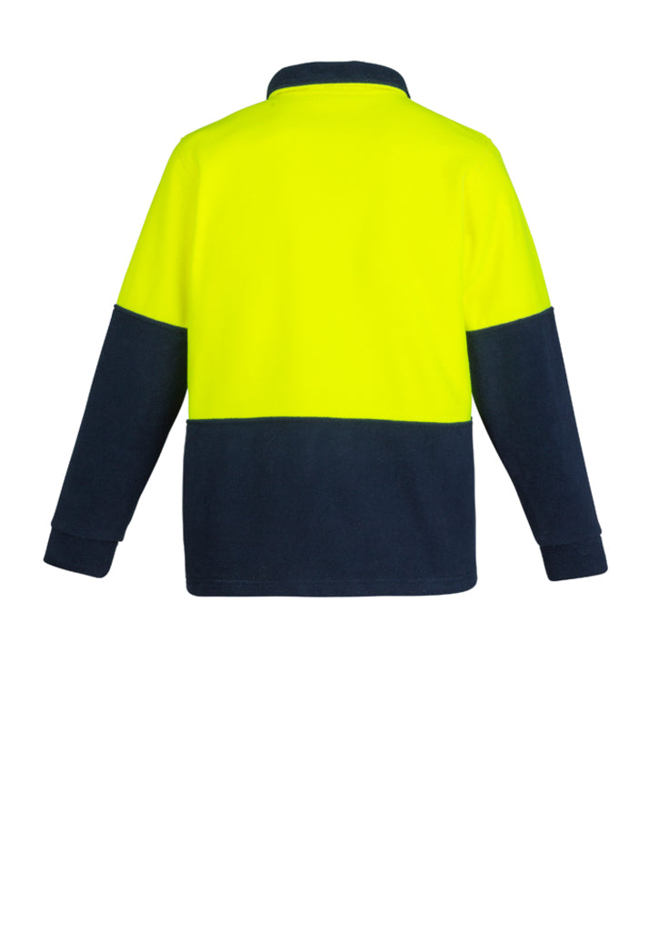 Jumper Polar Fleece Setengah Ritsleting Vis Tinggi