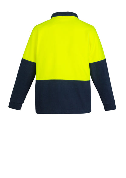 Jumper Polar Fleece Setengah Ritsleting Vis Tinggi