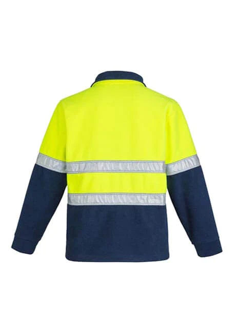 Unisex Hi Vis Polar Fleece Pullover - Hoop Taped