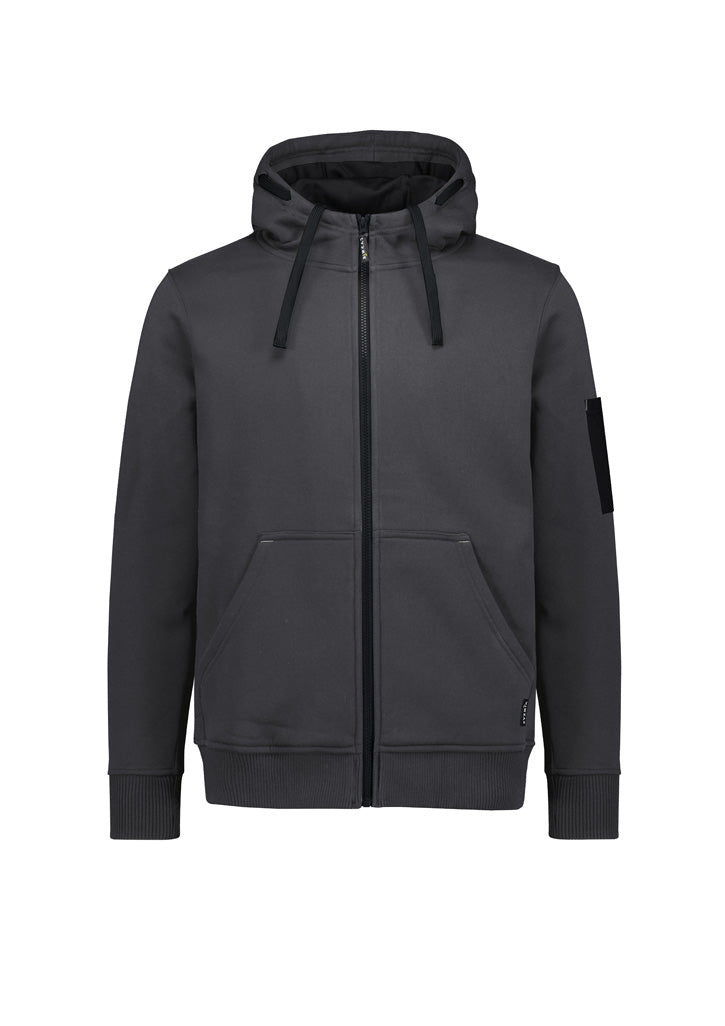 Hoodie Unisex dengan Banyak Kantong di Bagian Depan dan Ritsleting
