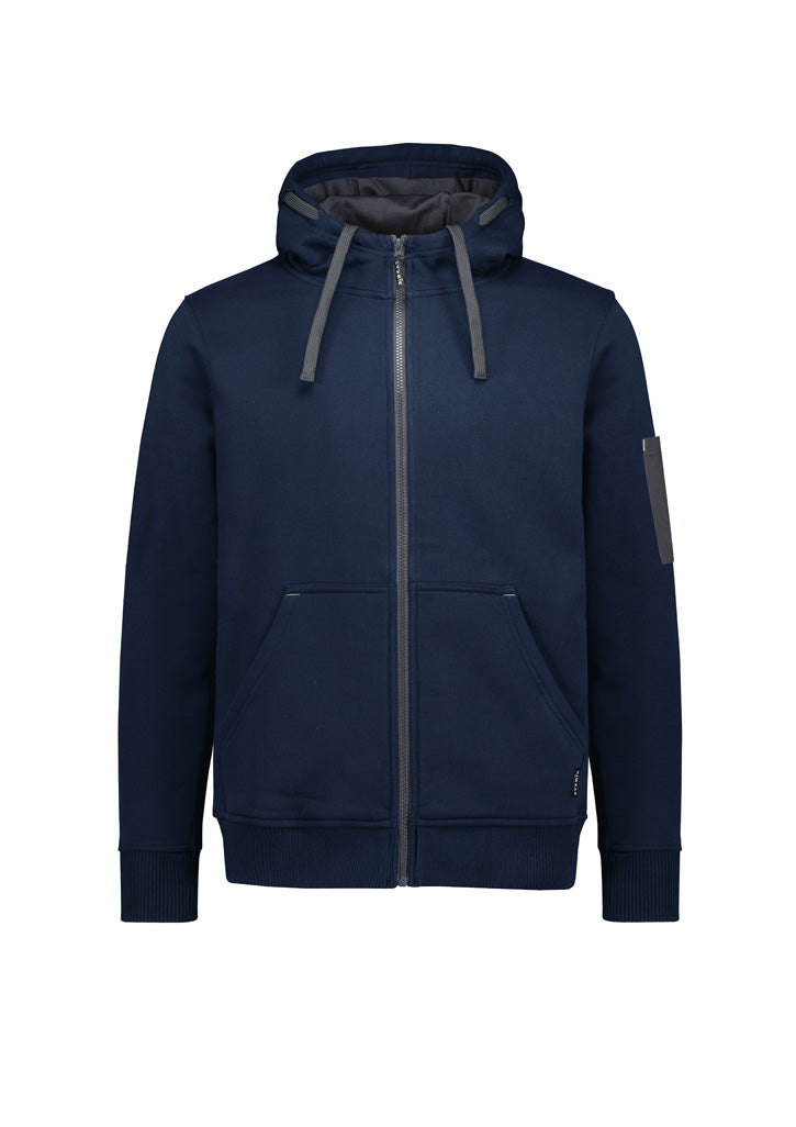 Hoodie Unisex dengan Banyak Kantong di Bagian Depan dan Ritsleting