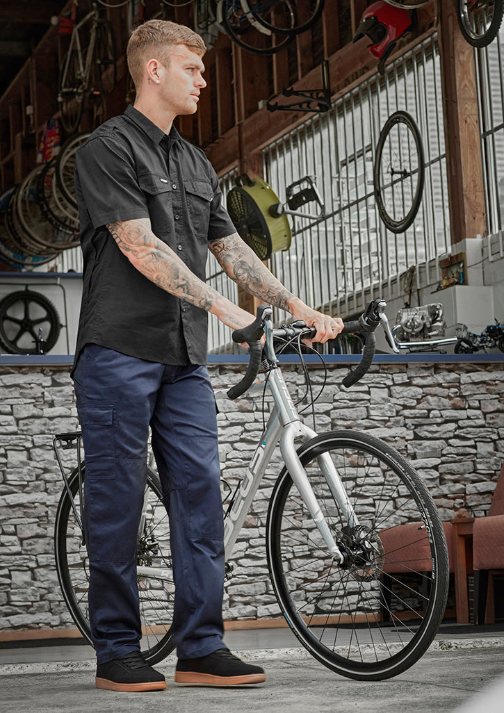 Mens Mid-weight Drill Cargo Pant (Stout)
