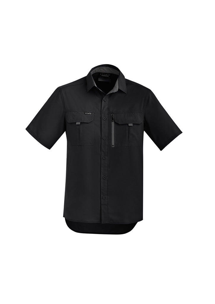Camisa masculina de manga curta para exterior 