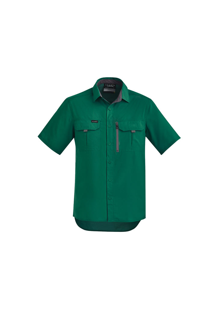 Camisa masculina de manga curta para exterior 