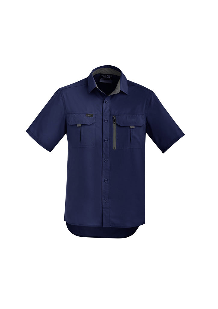 Camisa masculina de manga curta para exterior 