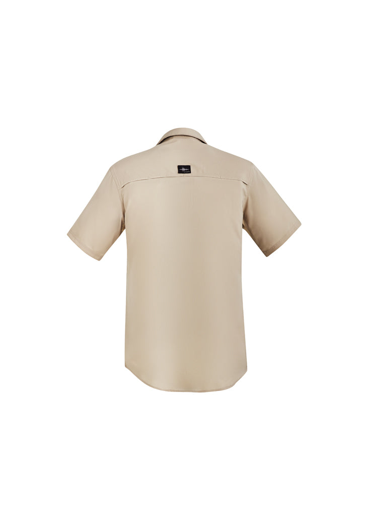 Camisa masculina de manga curta para exterior 