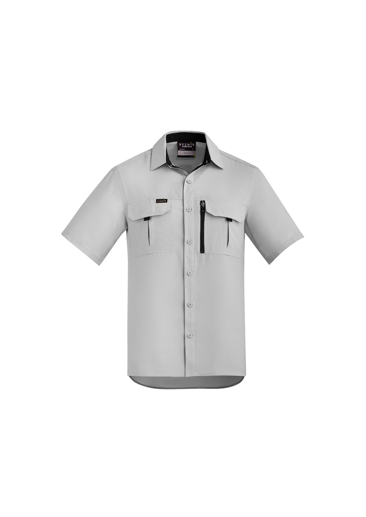 Camisa masculina de manga curta para exterior 