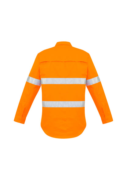 Mens Hi Vis Hoop Taped Long Sleeve Shirt