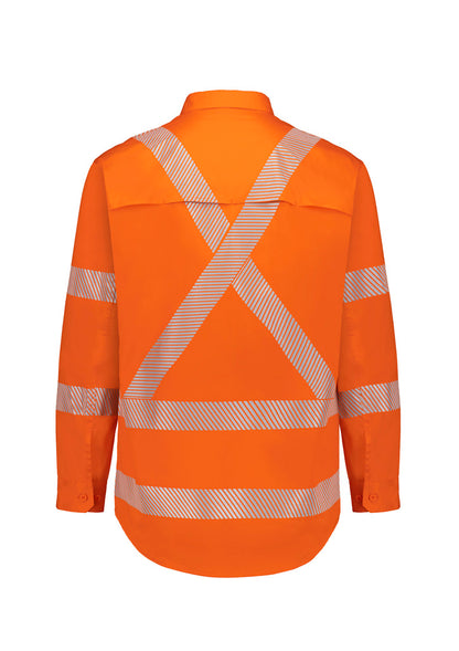 Mens Hi Vis X Back Shirt - Segmented Tape