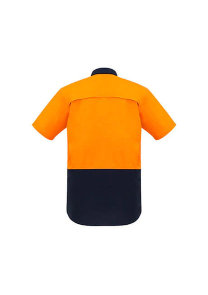Mens Rugged Cooling Hi Vis Short Sleeve Shirt