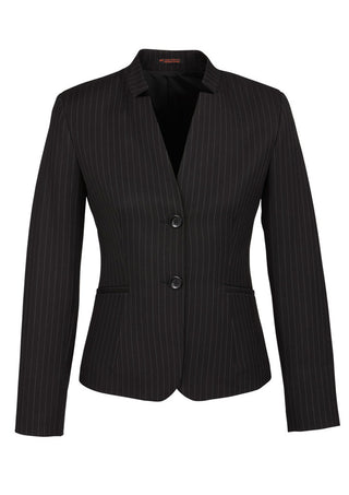 Ladies Short Jacket with Reverse Lapel