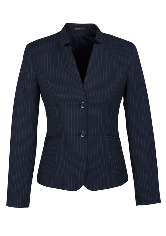 Ladies Short Jacket with Reverse Lapel