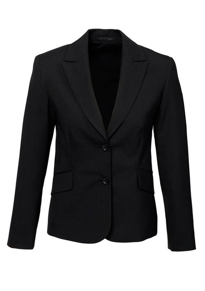 Casaco feminino de comprimento curto a médio 