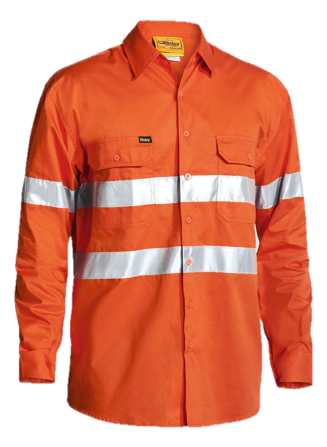 Kemeja Bor Ringan Hi Vis yang Direkatkan