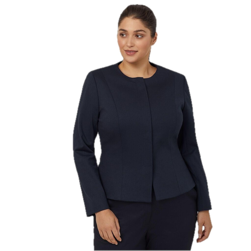 PONTE KNIT CROPPED JACKET